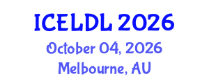International Conference on E-Learning and Distance Learning (ICELDL) October 04, 2026 - Melbourne, Australia International Conference on E-Learning and Distance Learning (ICELDL) October 04, 2026 - Melbourne, Australia