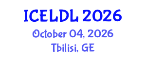 International Conference on E-Learning and Distance Learning (ICELDL) October 04, 2026 - Tbilisi, Georgia International Conference on E-Learning and Distance Learning (ICELDL) October 04, 2026 - Tbilisi, Georgia