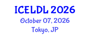 International Conference on E-Learning and Distance Learning (ICELDL) October 07, 2026 - Tokyo, Japan International Conference on E-Learning and Distance Learning (ICELDL) October 07, 2026 - Tokyo, Japan
