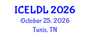 International Conference on E-Learning and Distance Learning (ICELDL) October 25, 2026 - Tunis, Tunisia International Conference on E-Learning and Distance Learning (ICELDL) October 25, 2026 - Tunis, Tunisia