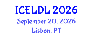 International Conference on E-Learning and Distance Learning (ICELDL) September 20, 2026 - Lisbon, Portugal International Conference on E-Learning and Distance Learning (ICELDL) September 20, 2026 - Lisbon, Portugal