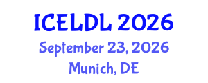 International Conference on E-Learning and Distance Learning (ICELDL) September 23, 2026 - Munich, Germany International Conference on E-Learning and Distance Learning (ICELDL) September 23, 2026 - Munich, Germany