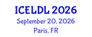 International Conference on E-Learning and Distance Learning (ICELDL) September 20, 2026 - Paris, France