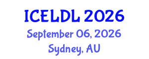 International Conference on E-Learning and Distance Learning (ICELDL) September 06, 2026 - Sydney, Australia International Conference on E-Learning and Distance Learning (ICELDL) September 06, 2026 - Sydney, Australia