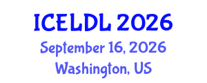 International Conference on E-Learning and Distance Learning (ICELDL) September 16, 2026 - Washington, United States International Conference on E-Learning and Distance Learning (ICELDL) September 16, 2026 - Washington, United States