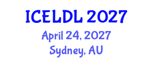 International Conference on E-Learning and Distance Learning (ICELDL) April 24, 2027 - Sydney, Australia International Conference on E-Learning and Distance Learning (ICELDL) April 24, 2027 - Sydney, Australia