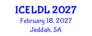 International Conference on E-Learning and Distance Learning (ICELDL) February 18, 2027 - Jeddah, Saudi Arabia International Conference on E-Learning and Distance Learning (ICELDL) February 18, 2027 - Jeddah, Saudi Arabia