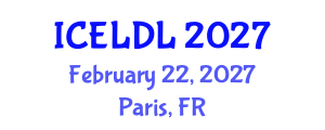 International Conference on E-Learning and Distance Learning (ICELDL) February 22, 2027 - Paris, France International Conference on E-Learning and Distance Learning (ICELDL) February 22, 2027 - Paris, France