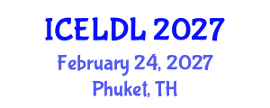 International Conference on E-Learning and Distance Learning (ICELDL) February 24, 2027 - Phuket, Thailand International Conference on E-Learning and Distance Learning (ICELDL) February 24, 2027 - Phuket, Thailand