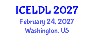 International Conference on E-Learning and Distance Learning (ICELDL) February 24, 2027 - Washington, United States International Conference on E-Learning and Distance Learning (ICELDL) February 24, 2027 - Washington, United States
