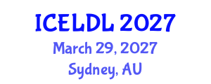 International Conference on E-Learning and Distance Learning (ICELDL) March 29, 2027 - Sydney, Australia International Conference on E-Learning and Distance Learning (ICELDL) March 29, 2027 - Sydney, Australia