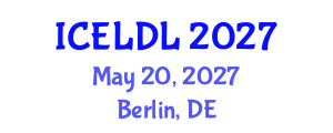 International Conference on E-Learning and Distance Learning (ICELDL) May 20, 2027 - Berlin, Germany International Conference on E-Learning and Distance Learning (ICELDL) May 20, 2027 - Berlin, Germany
