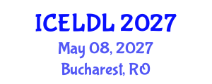 International Conference on E-Learning and Distance Learning (ICELDL) May 08, 2027 - Bucharest, Romania International Conference on E-Learning and Distance Learning (ICELDL) May 08, 2027 - Bucharest, Romania