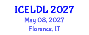 International Conference on E-Learning and Distance Learning (ICELDL) May 08, 2027 - Florence, Italy International Conference on E-Learning and Distance Learning (ICELDL) May 08, 2027 - Florence, Italy