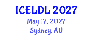 International Conference on E-Learning and Distance Learning (ICELDL) May 17, 2027 - Sydney, Australia International Conference on E-Learning and Distance Learning (ICELDL) May 17, 2027 - Sydney, Australia