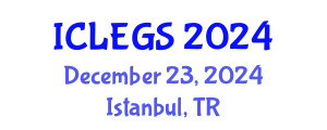 International Conference on e-Learning, e-education and e-Government Systems (ICLEGS) December 23, 2024 - Istanbul, Turkey
