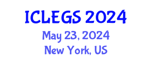 International Conference on e-Learning, e-education and e-Government Systems (ICLEGS) May 23, 2024 - New York, United States