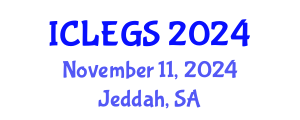 International Conference on e-Learning, e-education and e-Government Systems (ICLEGS) November 11, 2024 - Jeddah, Saudi Arabia