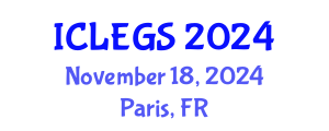 International Conference on e-Learning, e-education and e-Government Systems (ICLEGS) November 18, 2024 - Paris, France