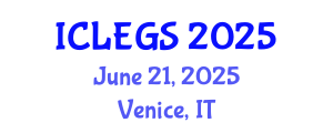 International Conference on e-Learning, e-education and e-Government Systems (ICLEGS) June 21, 2025 - Venice, Italy