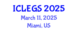 International Conference on e-Learning, e-education and e-Government Systems (ICLEGS) March 11, 2025 - Miami, United States