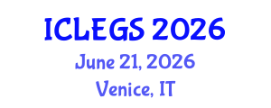 International Conference on e-Learning, e-education and e-Government Systems (ICLEGS) June 21, 2026 - Venice, Italy