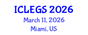 International Conference on e-Learning, e-education and e-Government Systems (ICLEGS) March 11, 2026 - Miami, United States