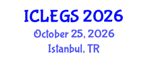 International Conference on e-Learning, e-education and e-Government Systems (ICLEGS) October 25, 2026 - Istanbul, Turkey