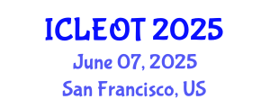 International Conference on e-Learning e-Education and Online Training (ICLEOT) June 07, 2025 - San Francisco, United States
