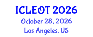 International Conference on e-Learning e-Education and Online Training (ICLEOT) October 28, 2026 - Los Angeles, United States