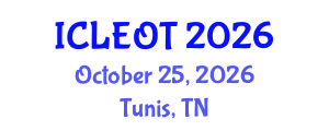 International Conference on e-Learning e-Education and Online Training (ICLEOT) October 25, 2026 - Tunis, Tunisia International Conference on e-Learning e-Education and Online Training (ICLEOT) October 25, 2026 - Tunis, Tunisia