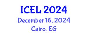 International Conference on e-Learning (ICEL) December 16, 2024 - Cairo, Egypt
