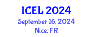 International Conference on e-Learning (ICEL) September 16, 2024 - Nice, France