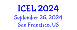 International Conference on e-Learning (ICEL) September 26, 2024 - San Francisco, United States