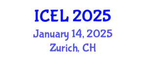 International Conference on e-Learning (ICEL) January 14, 2025 - Zurich, Switzerland