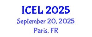 International Conference on e-Learning (ICEL) September 20, 2025 - Paris, France