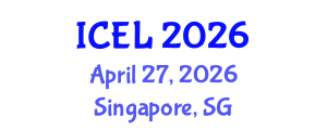 International Conference on e-Learning (ICEL) April 27, 2026 - Singapore, Singapore