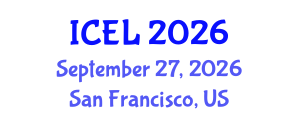 International Conference on e-Learning (ICEL) September 27, 2026 - San Francisco, United States