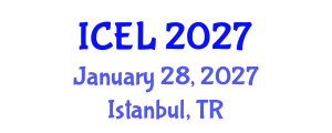 International Conference on e-Learning (ICEL) January 28, 2027 - Istanbul, Turkey International Conference on e-Learning (ICEL) January 28, 2027 - Istanbul, Turkey