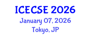 International Conference on Early Childhood and Science Education (ICECSE) January 07, 2026 - Tokyo, Japan