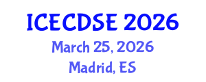 International Conference on Early Childhood Development and Science Education (ICECDSE) March 25, 2026 - Madrid, Spain