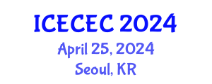 International Conference on Early Childhood Education and Care (ICECEC) April 25, 2024 - Seoul, Republic of Korea
