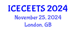 International Conference on Early Childhood Education and Effective Teaching Systems (ICECEETS) November 18, 2024 - London, United Kingdom