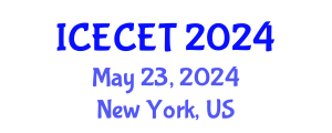 International Conference on Early Childhood Education and Teaching (ICECET) May 23, 2024 - New York, United States