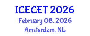 International Conference on Early Childhood Education and Teaching (ICECET) February 08, 2026 - Amsterdam, Netherlands
