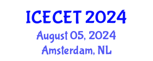 International Conference on Early Childhood Education and Technology (ICECET) August 05, 2024 - Amsterdam, Netherlands