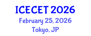 International Conference on Early Childhood Education and Technology (ICECET) February 25, 2026 - Tokyo, Japan