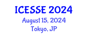International Conference on Earth and Space Sciences and Engineering (ICESSE) August 15, 2024 - Tokyo, Japan