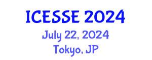 International Conference on Earth and Space Sciences and Engineering (ICESSE) July 22, 2024 - Tokyo, Japan