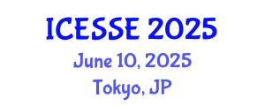 International Conference on Earth and Space Sciences and Engineering (ICESSE) June 10, 2025 - Tokyo, Japan
